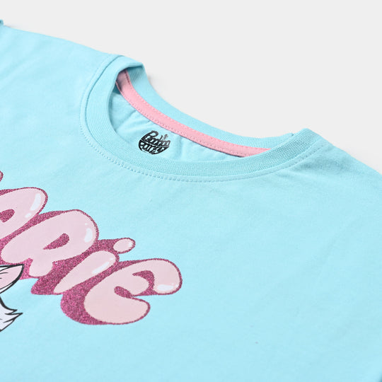Girls Sub Jersey T-Shirt H/S Marie-T-Turquois