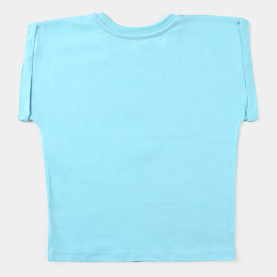 Girls Sub Jersey T-Shirt H/S Marie-T-Turquois