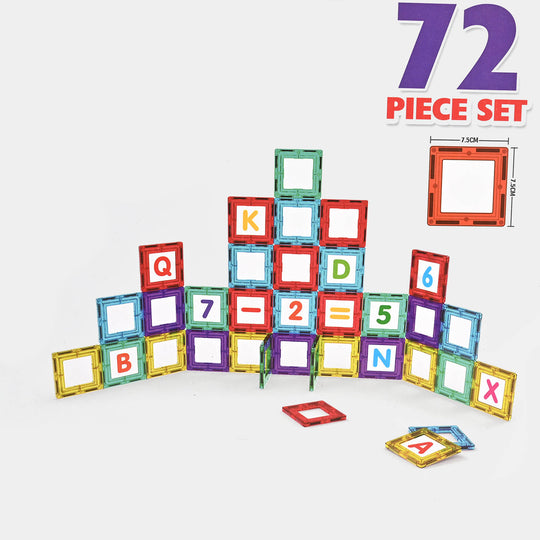 Magnetic Blocks – 72-Piece Educational Building Set