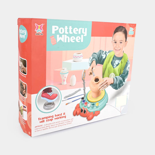 Kids Pottery Wheel Creative Play Set