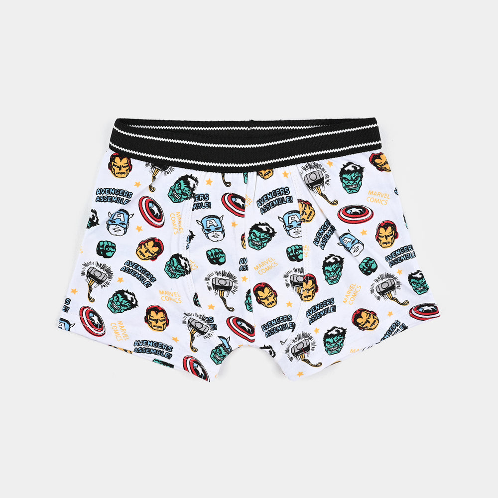 Boys Cotton Jersey Boxer-Pack 0f 2-Multi/Red