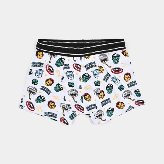 Boys Cotton Jersey Boxer-Pack 0f 2-Multi/Red