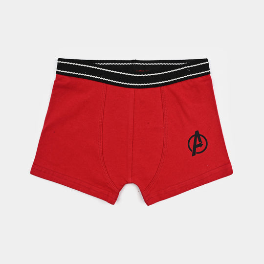 Boys Cotton Jersey Boxer-Pack 0f 2-Multi/Red