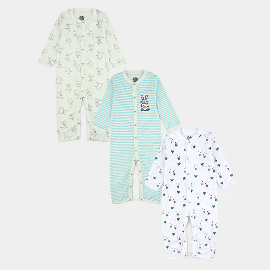 Pack Of 3 Infant Unisex Cotton Romper Set