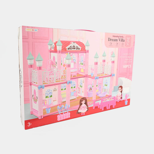Dream Villa Play House Set – 148 Pieces