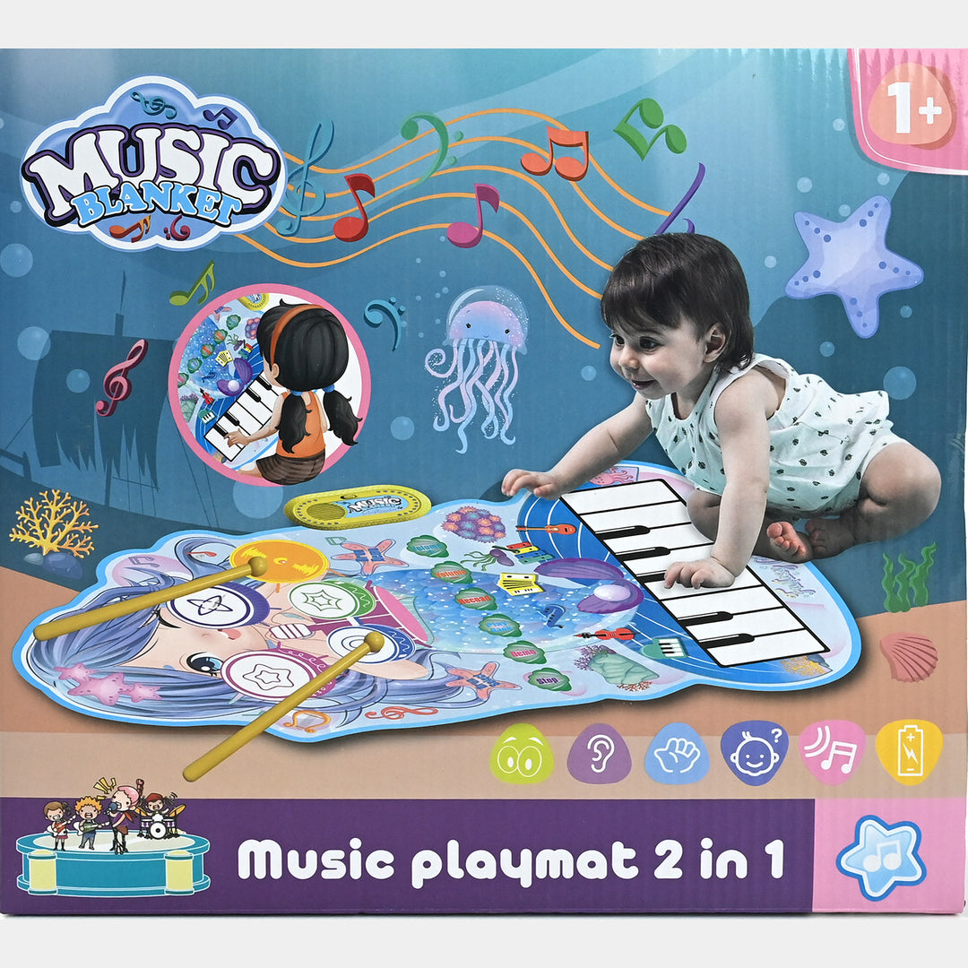 Music Playmat 2-in-1 – Piano & Drum Fun for Kids
