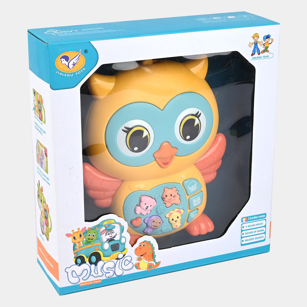 Owl Piano With Light & Music