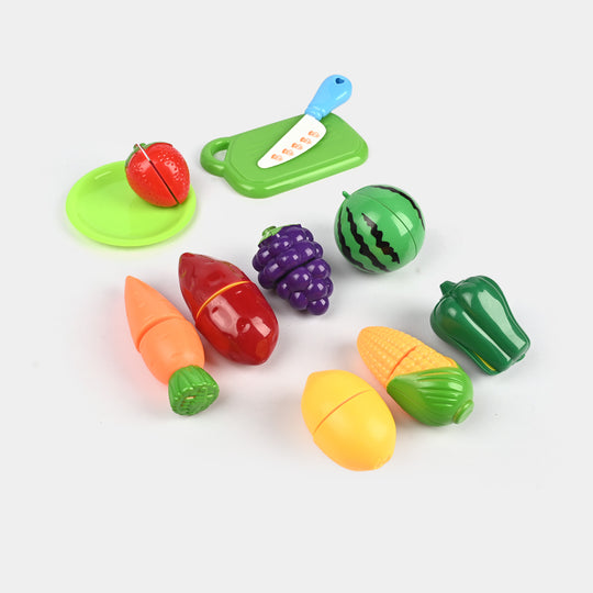 Cutting Funny Pretend & Play Vegetable & Fruit Set