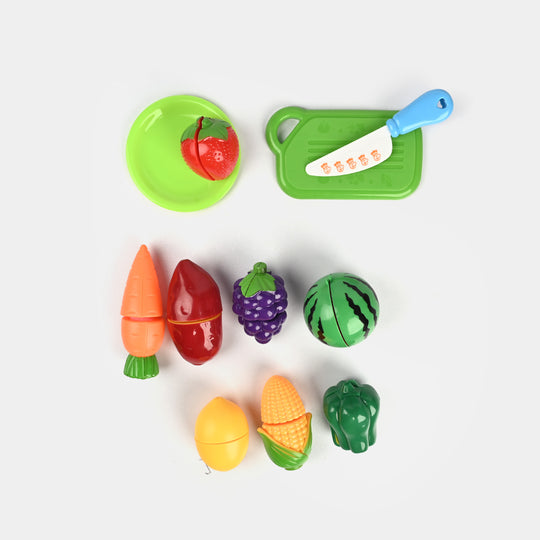 Cutting Funny Pretend & Play Vegetable & Fruit Set