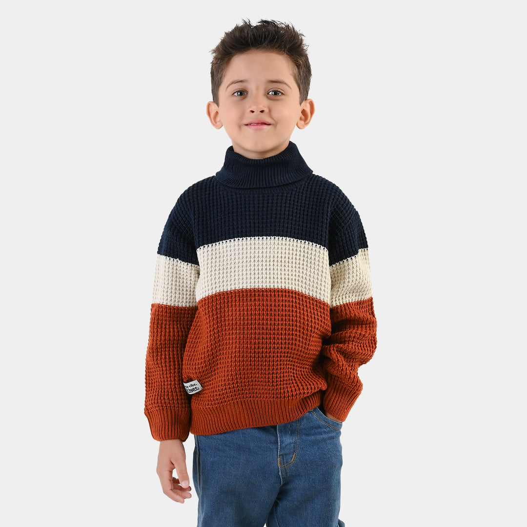 Boys Acrylic Sweater-Vibes-Multi