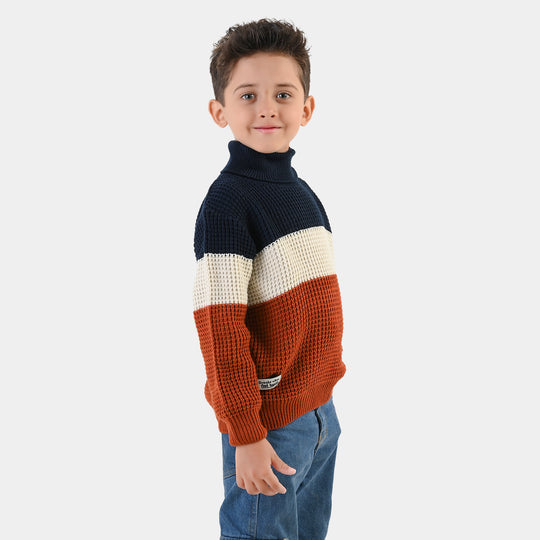 Boys Acrylic Sweater-Vibes-Multi