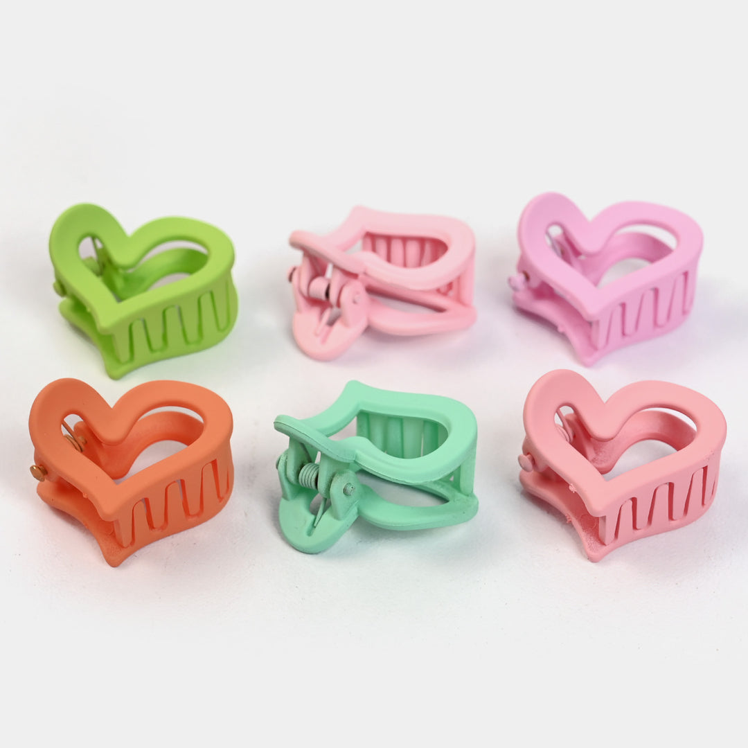 HAIR CATCHER/CLAW CLIP 6PCs PACK FOR GIRLS