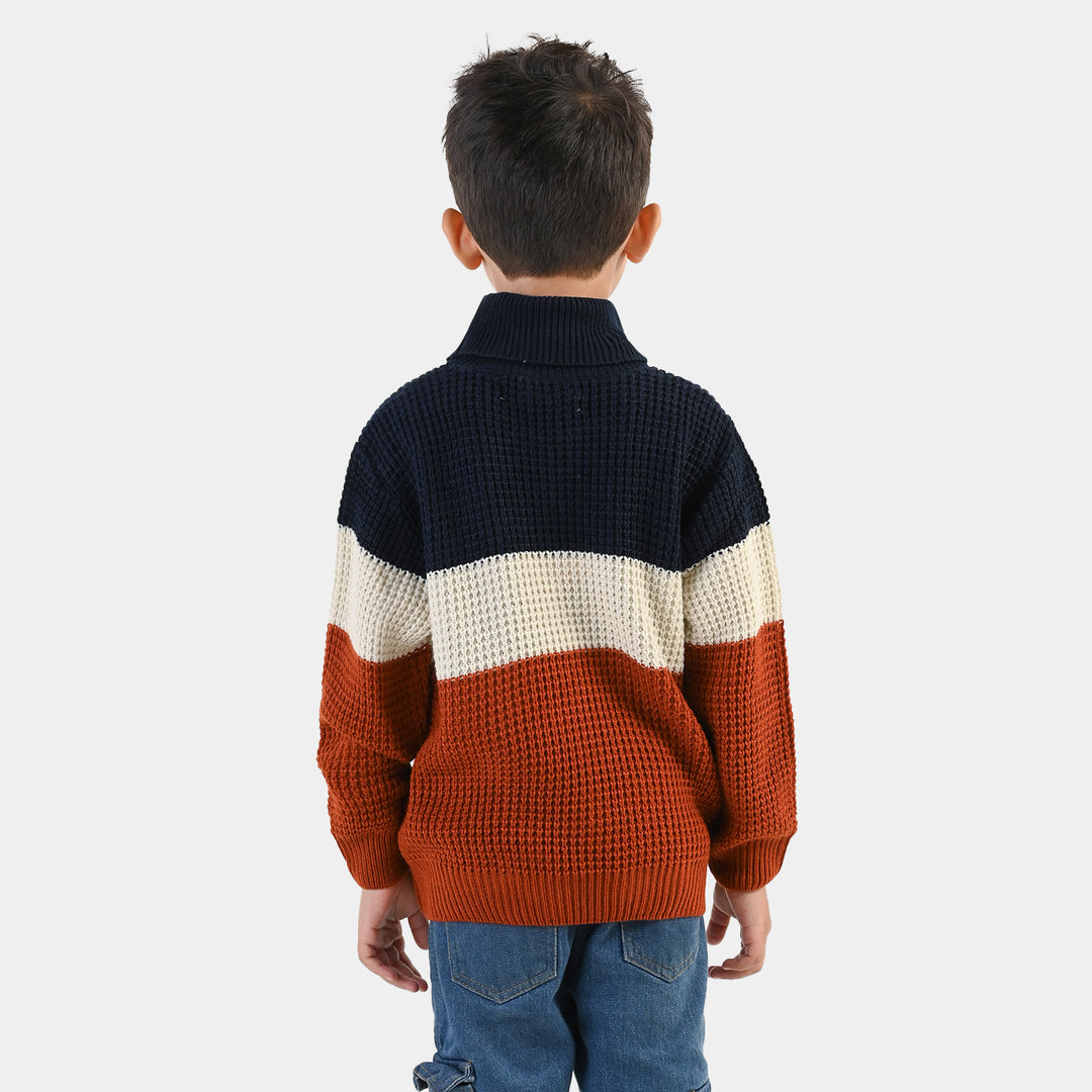 Boys Acrylic Sweater-Vibes-Multi