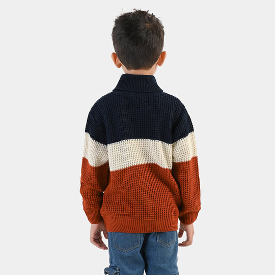 Boys Acrylic Sweater-Vibes-Multi