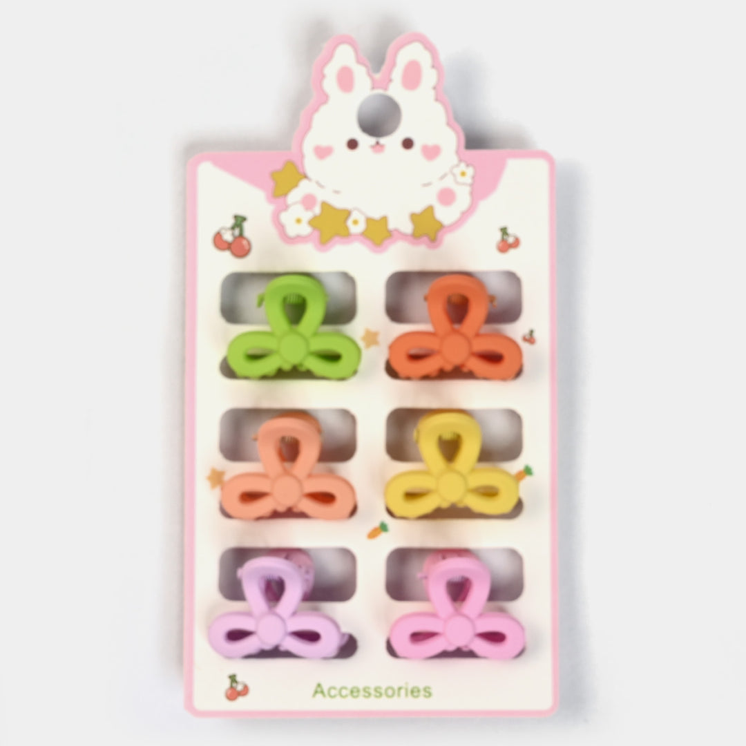 HAIR CATCHER/CLAW CLIP 6PCs PACK FOR GIRLS