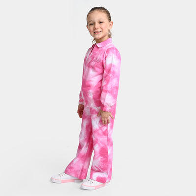 Girls Fleece 2 Piece Suit Aesthetics-P.Tie Dye