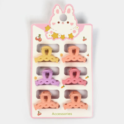 HAIR CATCHER/CLAW CLIP 6PCs PACK FOR GIRLS