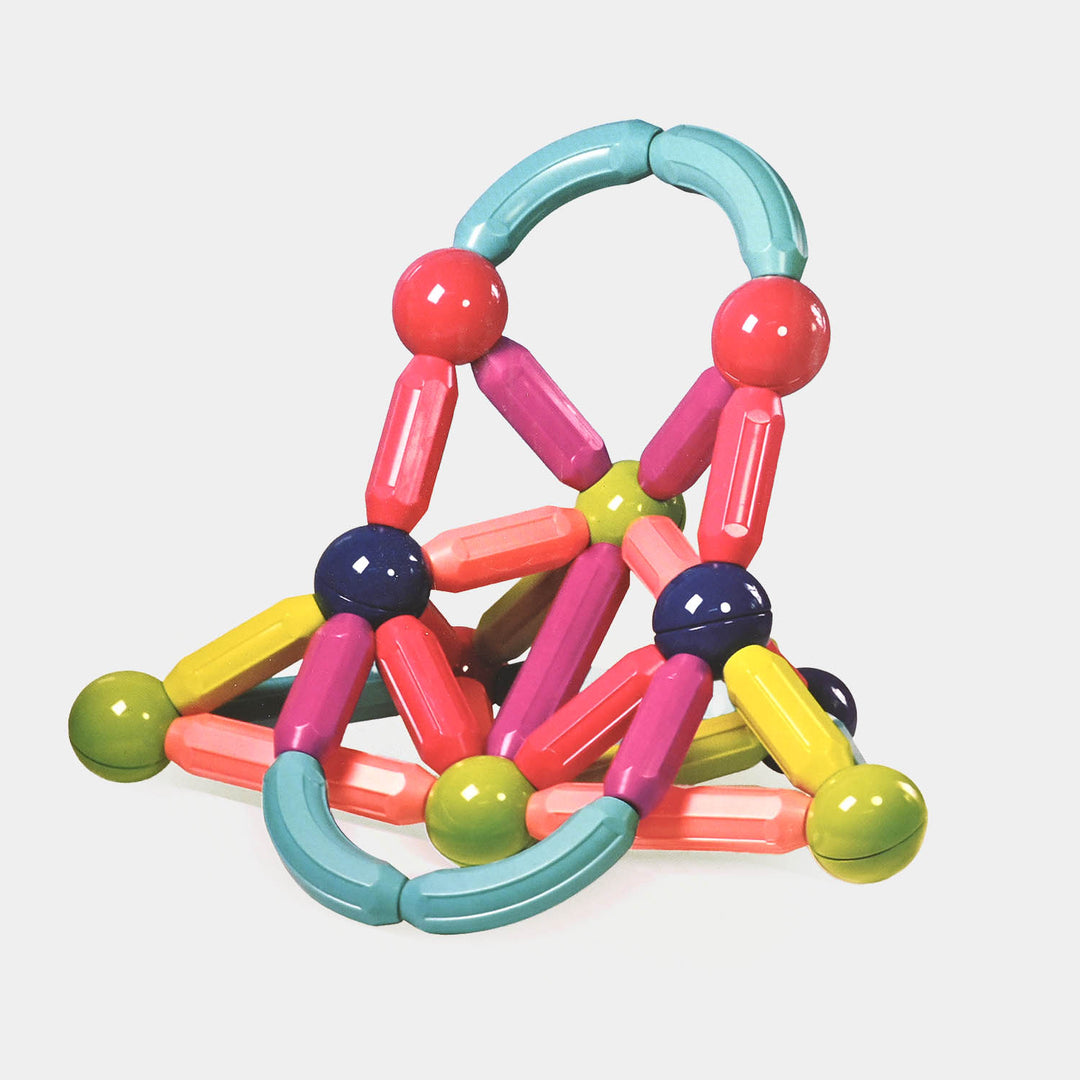 Magnetic Building Stick & Block Toy Set | 42Pcs