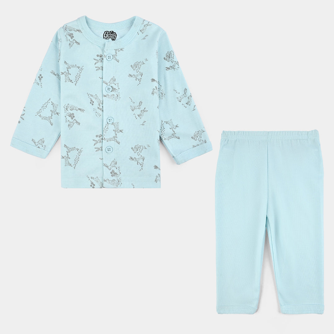 Infant Unisex Cotton Jabla Pajama Suit