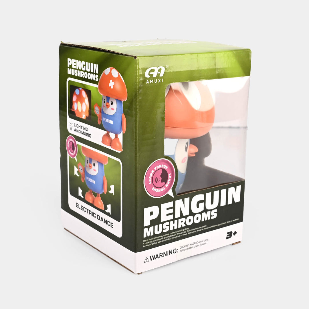 Penguin Mushroom Electric Dancing Toy
