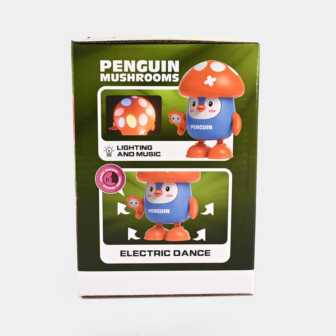 Penguin Mushroom Electric Dancing Toy