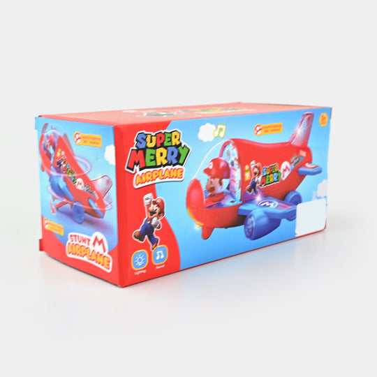 Electric Stunt Rotating Plane with Light & Sound