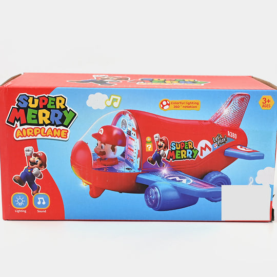 Electric Stunt Rotating Plane with Light & Sound
