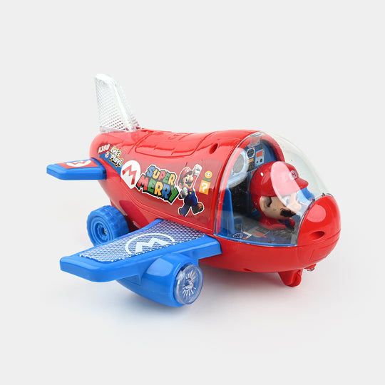 Electric Stunt Rotating Plane with Light & Sound