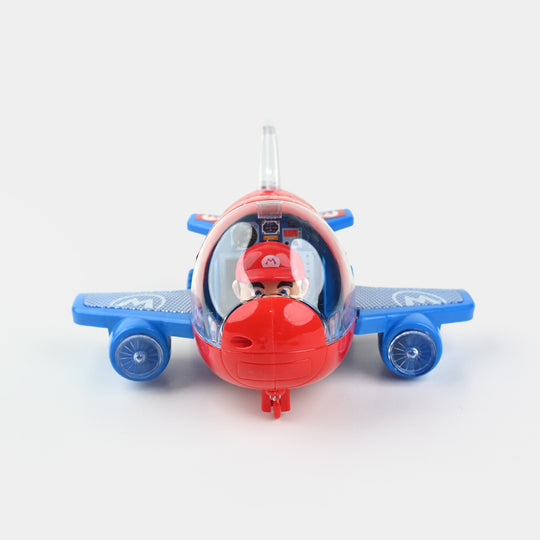 Electric Stunt Rotating Plane with Light & Sound