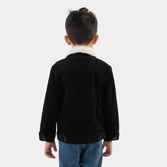 Boys Corduroy Jacket Black