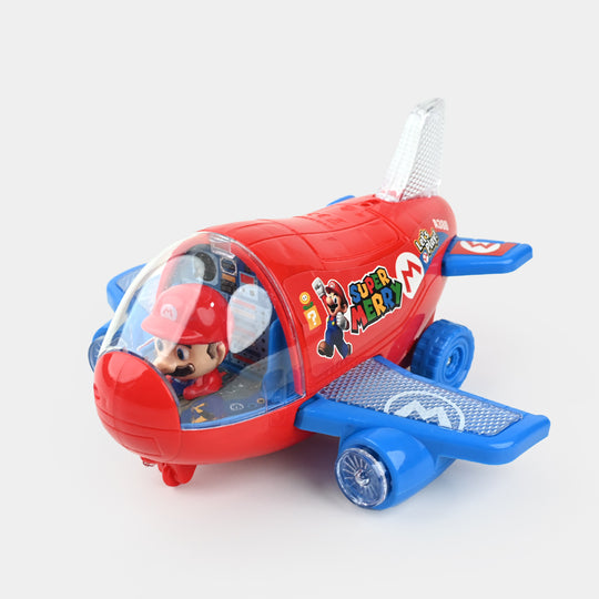Electric Stunt Rotating Plane with Light & Sound