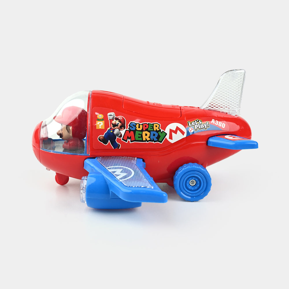 Electric Stunt Rotating Plane with Light & Sound