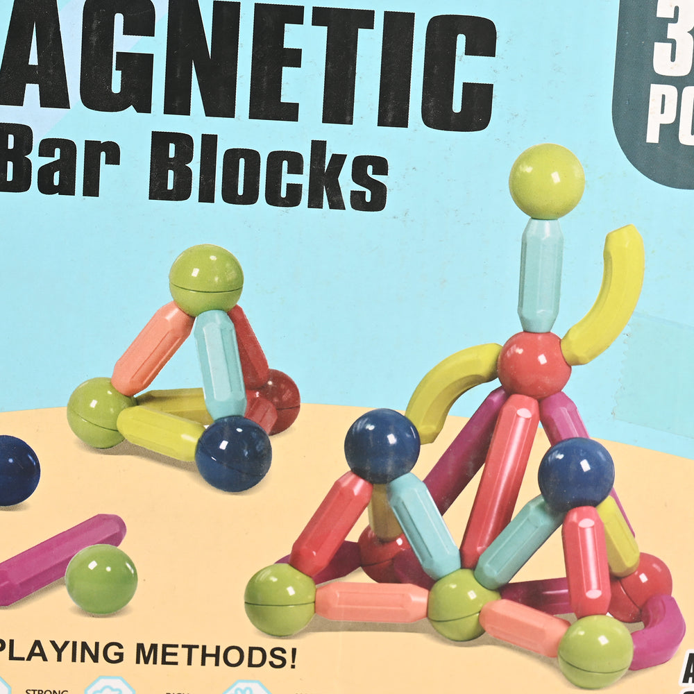 Magnetic Building Stick & Block Toy Set | 36Pcs