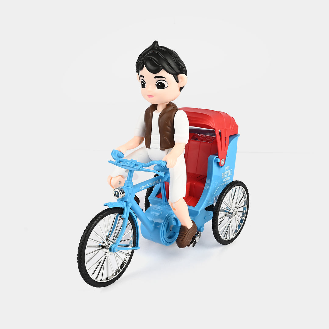 Musical Stunt Tricycle Toy with Light & Sound