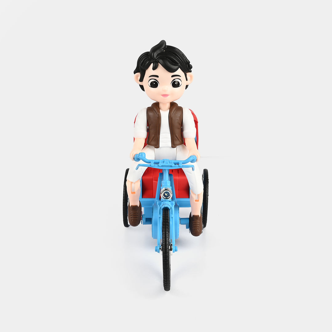 Musical Stunt Tricycle Toy with Light & Sound