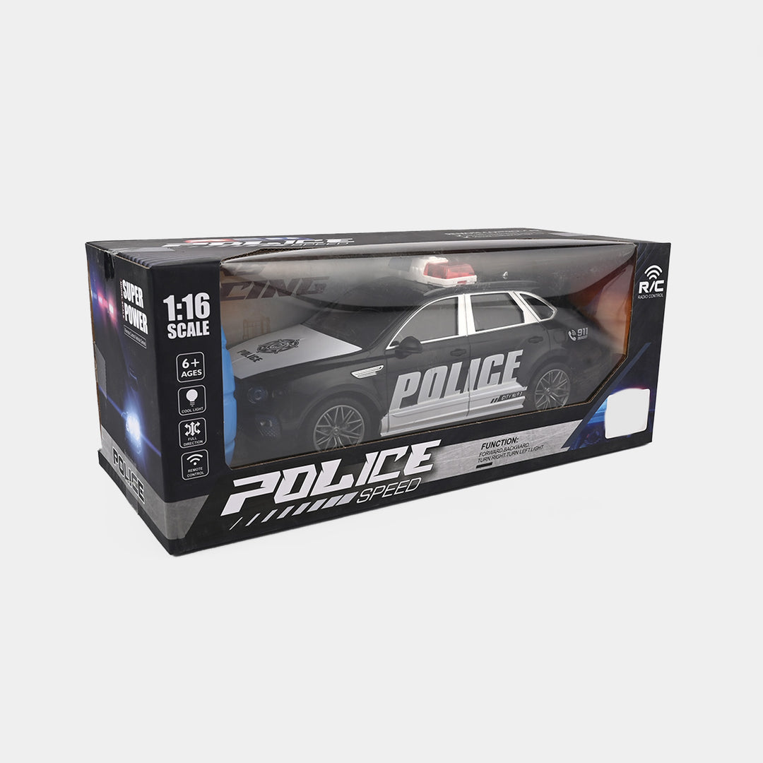 1:16 Scale Remote Control Police Car