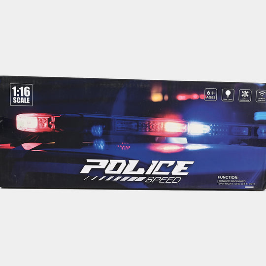 1:16 Scale Remote Control Police Car