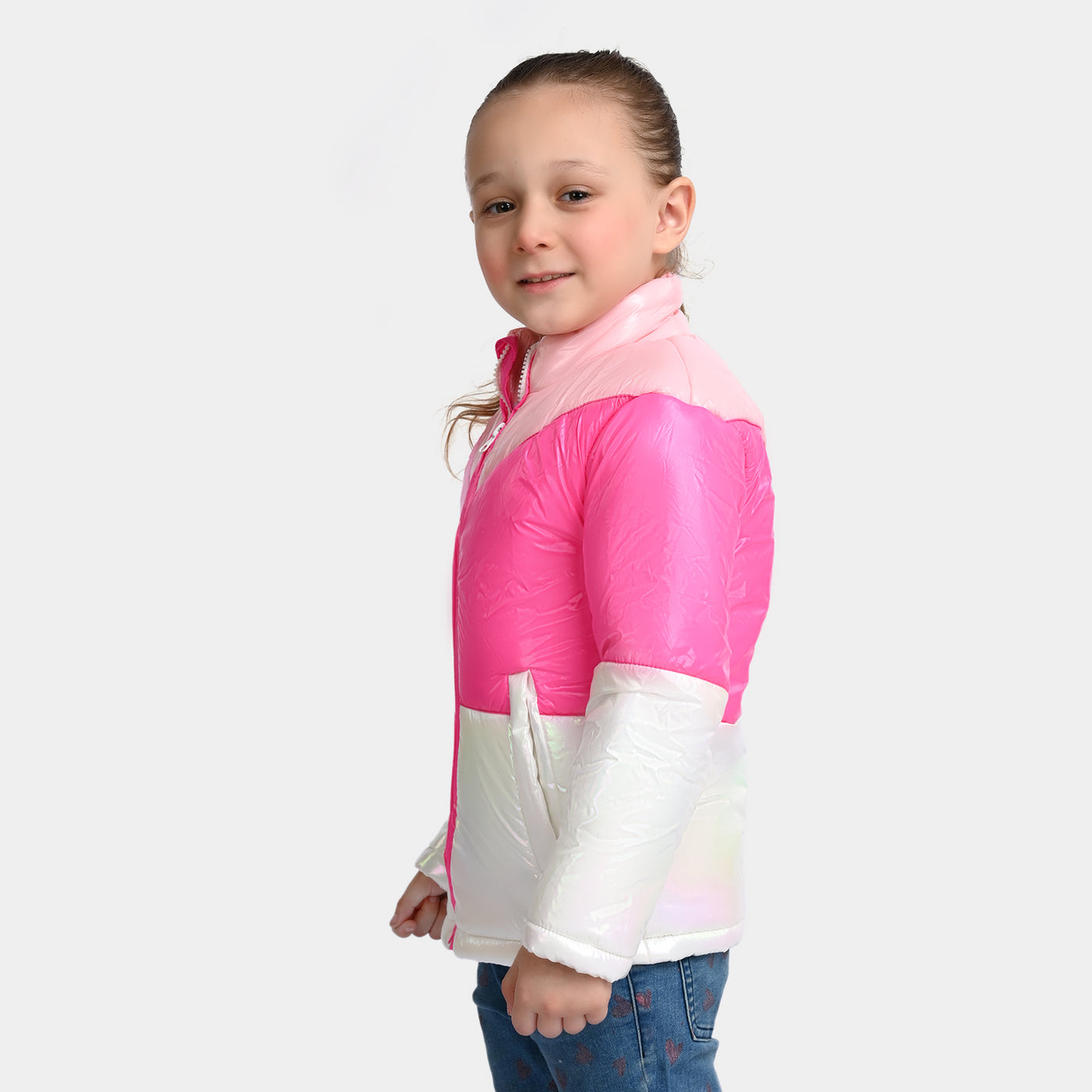Girls Quilted Jacket Vogue-Pink
