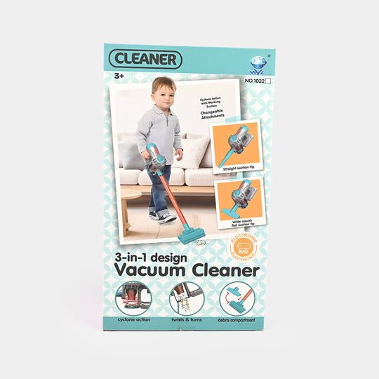 3-in-1 Kids Vacuum Cleaner Toy