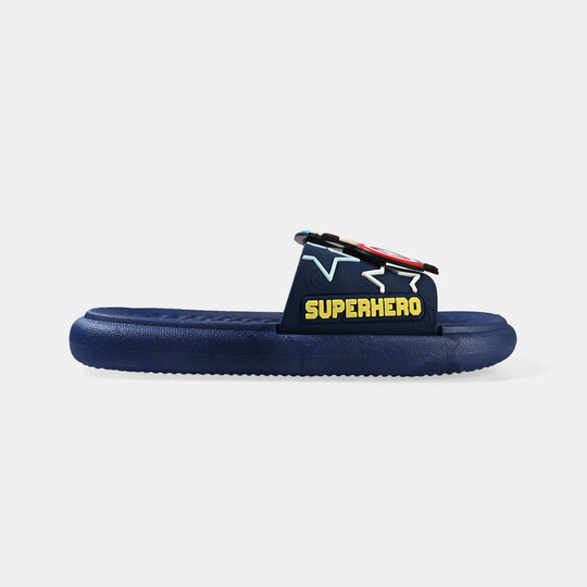 Boys Slipper SF-205-A10-NAVY