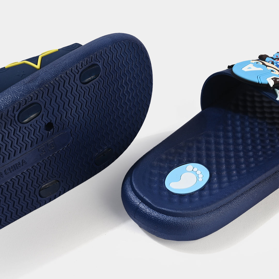 Boys Slipper SF-205-A10-NAVY