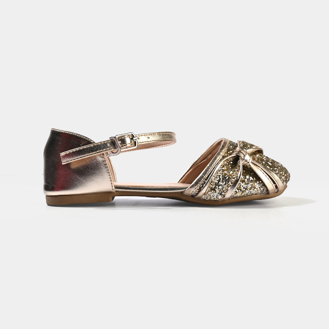Girls Pumps 11-136-Golden
