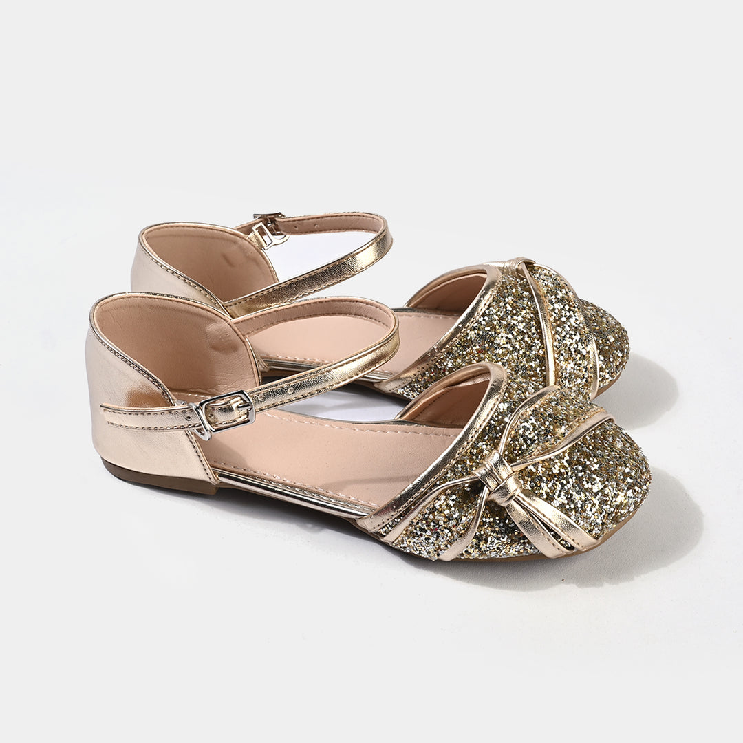 Girls Pumps 11-136-Golden