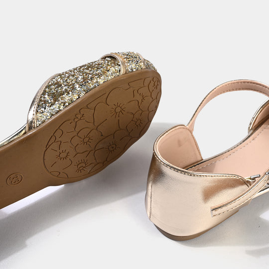 Girls Pumps 11-136-Golden
