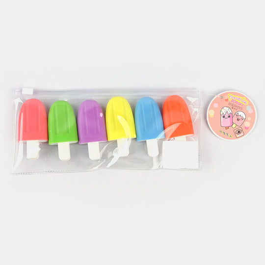 Highlighter Ice Cream Shape | 6PCs