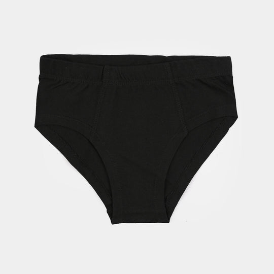 Boys Cotton Jersey Basic Brief-Pack 0f 2-BLACK