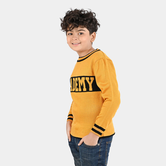 Boys Acrylic Sweater-Academy-Citrus
