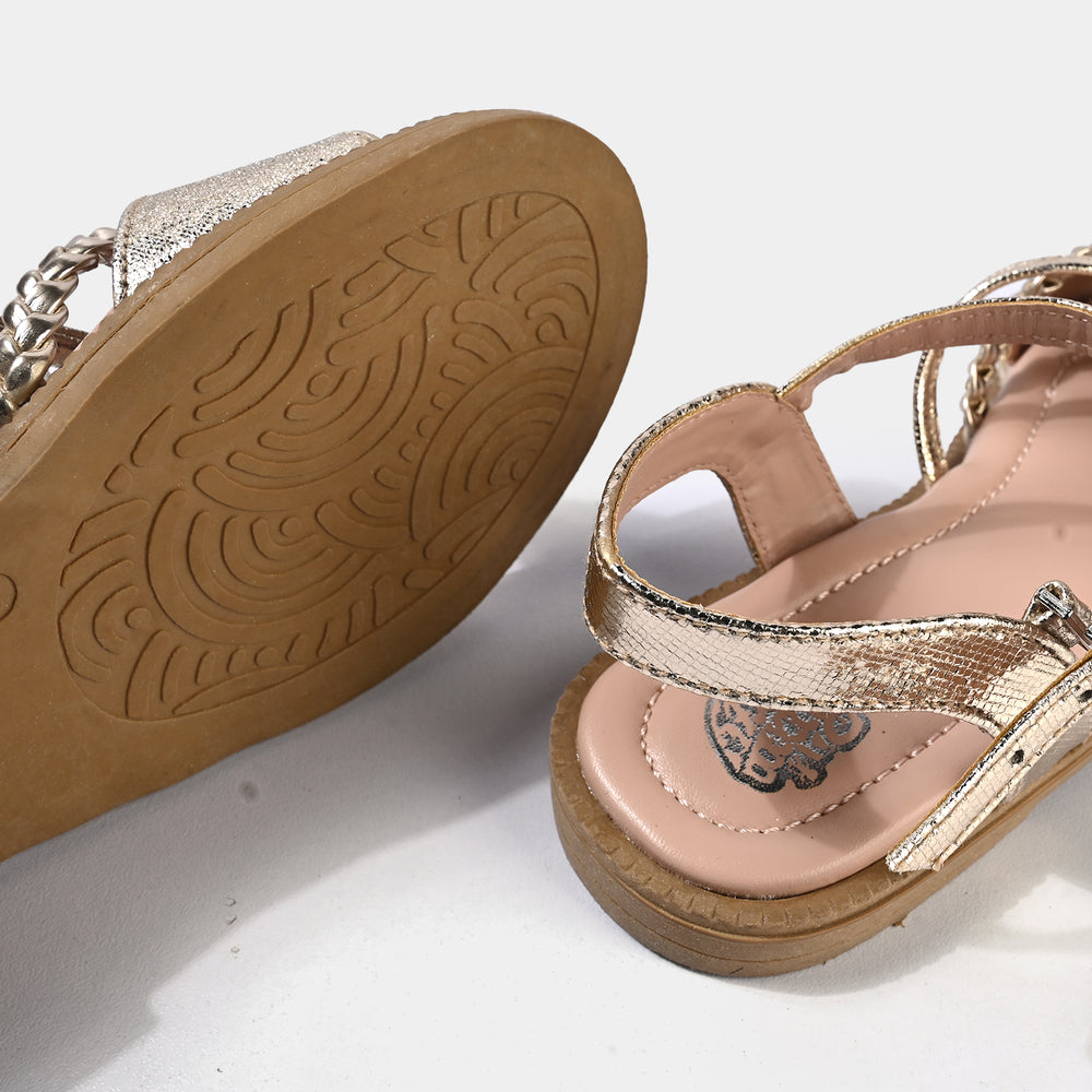 Girls Sandal 456-124-Golden