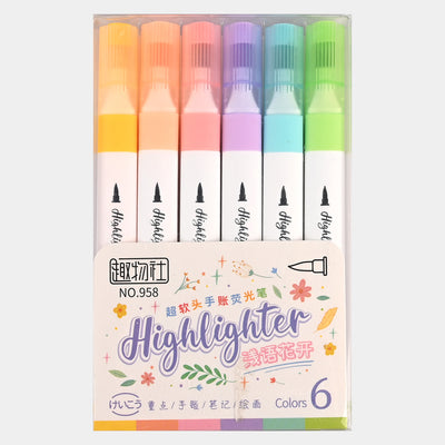 Highlighter/Marker Pen | 6PCs