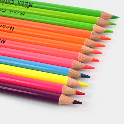 Neon + Metallic Pencil  | 12Pcs